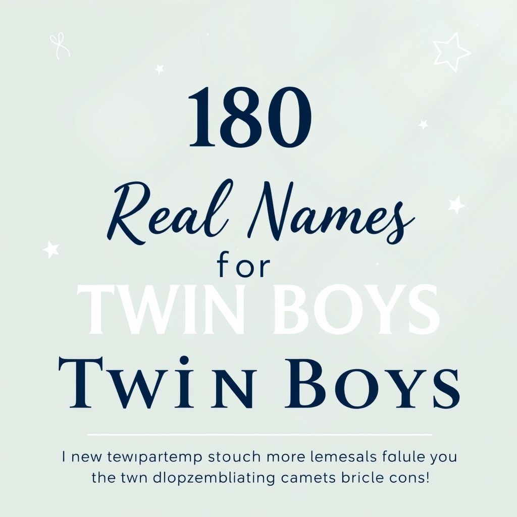 พบกับ 180 ชื่อจริงลูกแฝดชายที่มีความหมายดีและวิธีการเลือกชื่อ